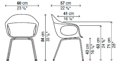 Silla Elephantino 4 patas